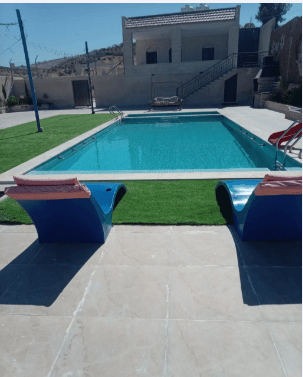 مزرعه للايجارجرش السعر 120/12ساعه